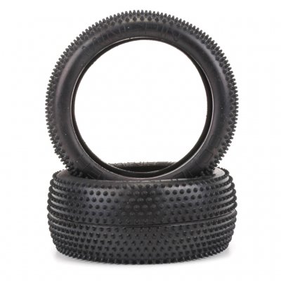 Schumacher U6725 - Mini Pin 1:8th Buggy Tires - Silver - 2 Pcs