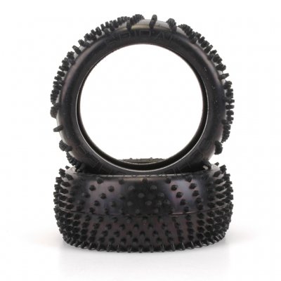 Schumacher U6721 - Spiral 1:8th Buggy Tires - Yellow - 2 Pcs