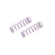 Kyosho IFS002-915 - Big Shock Springs M 9x1.5 L=81mm Light Purple - 2 Pcs