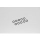 Kyosho ORG08BK - Silicone O-Ring P8 Black - 10 Pcs