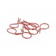 Core RC CR077 - Big Body Clip 1/10 Metallic Red - 8 Pcs