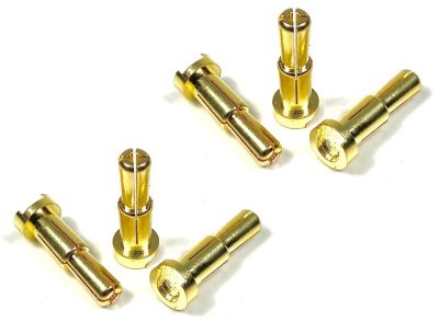 4/5mm Bullet Plugs - 2 Pcs