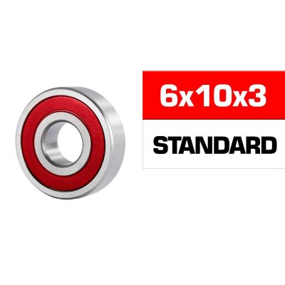 6x10x3 Ultimate "HS" Rubber Sealed Ball Bearing - UR7836