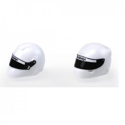 Bittydesign White Plastic Helmet Type-C (universal) - BDF1-HLM-C