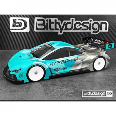 Bittydesign HYPER-HR 1/10 190mm TC clear body - Light weight - BDTC-190HYPHR