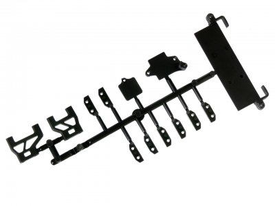 Mugen E2303 - Radio Tray Mounts / Battery Holder