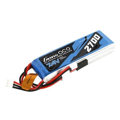 2700Mah Gens Ace 7.4v 2S1P LiPo Transmitter Pack with JST-XHR