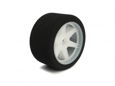 Hot Race HR08FWBI - 1:8 Front Double Compound Tires on Light Rims - 2 Pcs