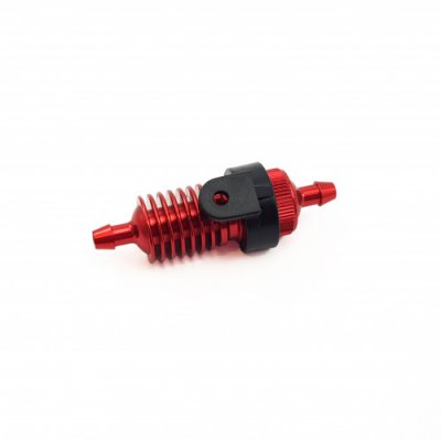 Ultimate UR1408 - Fuel Filter & Exhaust Gas Cooler with Holder - Red