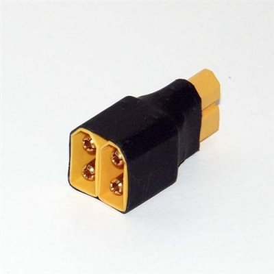 XT60 2 Male to 1 Female for Parallel Connection