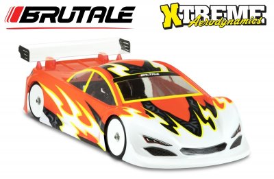 1/10 Xtreme Brutale EP Ultra Light Clear Body - XTMTB0418-UL