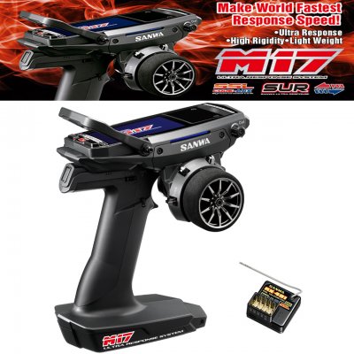 Sanwa M17 FHSS5 Surface Radio + RX-491 Receiver