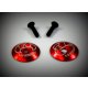 Absima 2440042 - Rear Wing Alum. Washer, Red - 2 Pcs
