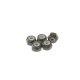 Hiro Seiko HS-69217 - 2mm Alloy Nylon Nut Black - 5 Pcs