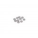 Schumacher U7710 - 1.0mm M3 alloy Black Washers - 10 Pcs