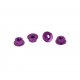 Core RC CR036 - Purple Serrated Alloy Wheel Nuts M4 - 4 Pcs