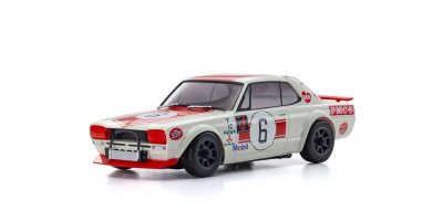 Kyosho Autoscale Mini-Z Skyline 2000GT-R KPCG10 Racing'72 Red No.6 (MA020) - MZP472R