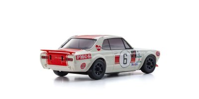Kyosho Autoscale Mini-Z Skyline 2000GT-R KPCG10 Racing'72 Red No.6 (MA020) - MZP472R