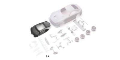 Kyosho MZN198 - Mercedes AMG GT3 Mini-Z + 2WD Rims White Body Set