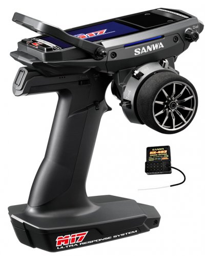 Sanwa M17 FH5 Surface Radio + RX-493i Receiver