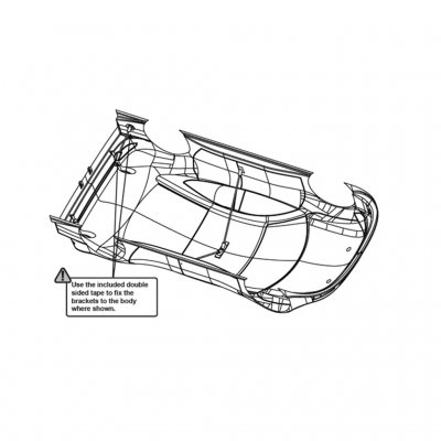 Aerox Touring Car Body Side Stiffeners - AX035
