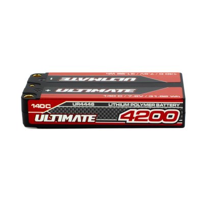 4200Mah Ultimate 140C 7.6V Graphene Hardcase Short LiPo Battery - UR4446