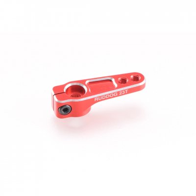 RUDDOG 23T Aluminium Servo Horn Red - RP-0092-23