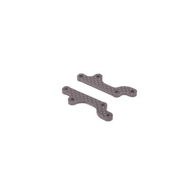 Schumacher U9121 - C/F Upper Link Mount Front Vibe TC - 2Pcs