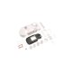 Kyosho MZN195 - White Bodyshell Audi R8 LMS Night-R Mini-Z + 2WD Rims