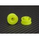 PN Racing MR2089F25-19 - Mini-Z 2WD Yellow Machine Cut Delrin 8.5x19mm Flanged Wheel F25 - 2 Pcs