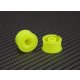PN Racing MR2089R2 - Mini-Z 2WD Yellow Machine Cut Delrin 11x20mm Flanged Wheel R2 - 2 Pcs