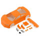 Jomurema JR-GT01 Mini-Z Neon Orange Hard Body Set - JOM280359