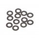 Schumacher U4862 - M3 Black Alloy Washers - 12 Pcs