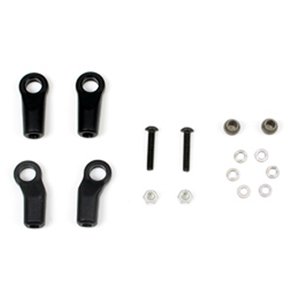 Team Magic Steering Rod Nylon Ball End & Steel Ball Set