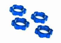 Traxxas Serrated 17 mm Blue Aluminum Splined Wheel Nuts - 7758