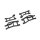 Traxxas Black WideMaxx Front Upper & Lower HD Suspension Arms - 10725-BLK
