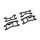 Traxxas Black WideMaxx Rear Upper & Lower HD Suspension Arms - 10727-BLK