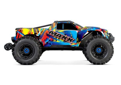 Traxxas Maxx 4WD VXL-4s Green Monster Truck, WideMaxx with TSM - 89086-4GRN