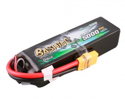 5000mAh Gens Ace 60C 4S1P 14.8V Hardcase Bashing Series LiPo Battery