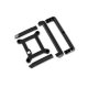 Traxxas Black Roof Skid Plate & Tailgate Protector - 10717-BLK