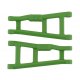 RPM Green Wide Rear A-arms Rustler & Stampede 2wd - 80184