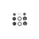 Traxxas 1/10 GTR Shock Spring Retainer Set 7468X