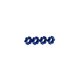 Traxxas 24 mm Blue Aluminum Splined Hex Wheel Hubs - 7756X
