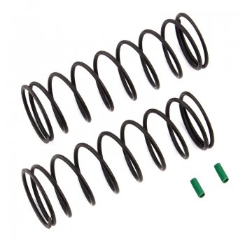 Team Associated AS81222 - RC8B3/RC8B3.1 Front Springs V2 Green - 2 Pcs