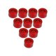 3Racing Red Aluminium M3 Flat Washer 3.5mm 10 Pcs - 3RAC-WF335/RE