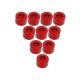 3Racing Red Aluminium M3 Flat Washer 4.0mm 10 Pcs - 3RAC-WF340/RE