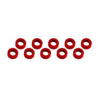 Ultimate UR1506-R - 3x6x2mm Red Aluminium Shims - 10 Pcs