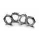 Absima 2560008 - 17mm Hex Locknut Silver - 4 Pcs
