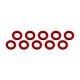 Ultimate UR1504-R - 3x6x0,5mm Aluminium Shims - 10 Pcs