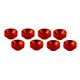 Ultimate UR1507-P - Pink Anodized M3 Aluminium Servo Washers - 8 Pcs